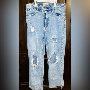 Abercrombie & Fitch Light Blue High Rise Jeans